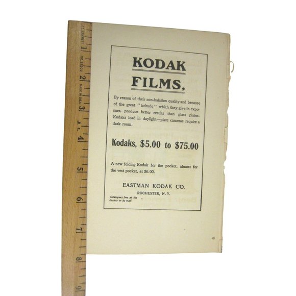 Magic Lantern Stereopticons Print Ad Vintage Philadelphia Kodak William USA - Picture 2 of 2